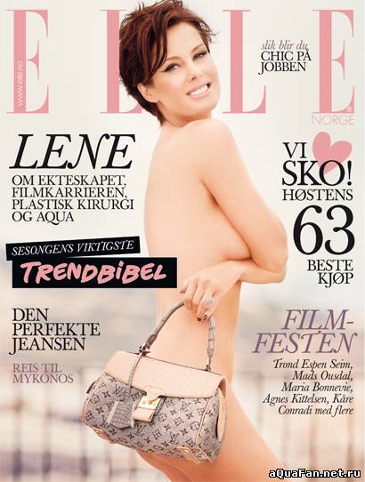 Лене на обложке норвежского сентябрьского журнала ELLE